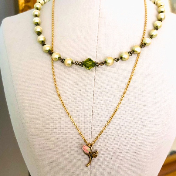 Vintage 1928 Necklace Lot of 2 🌹 - Picture 10 of 10